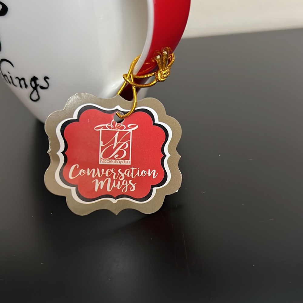 Nicole Brayden Conversation Mug New with Tags - Picture 2 of 6